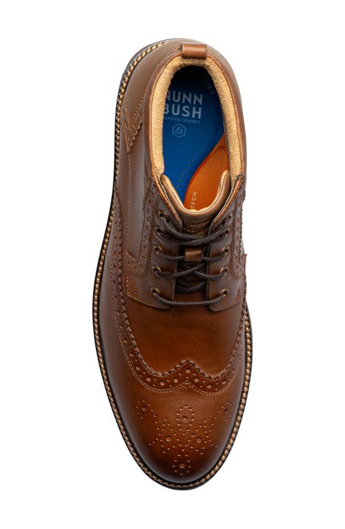 Nunn Bush Odell Ii Wingtip Boot In Tan Ch