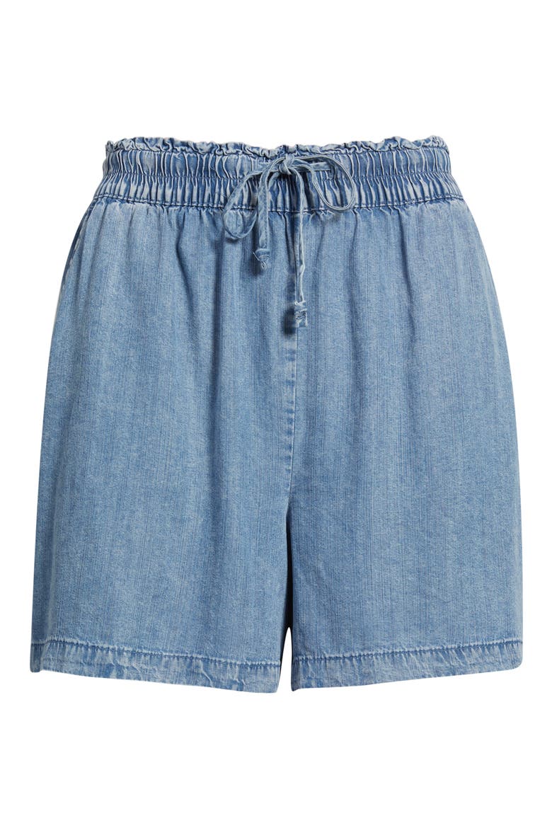 Tiney Pull-On Shorts, Alternate, color, MEDIUM WASH