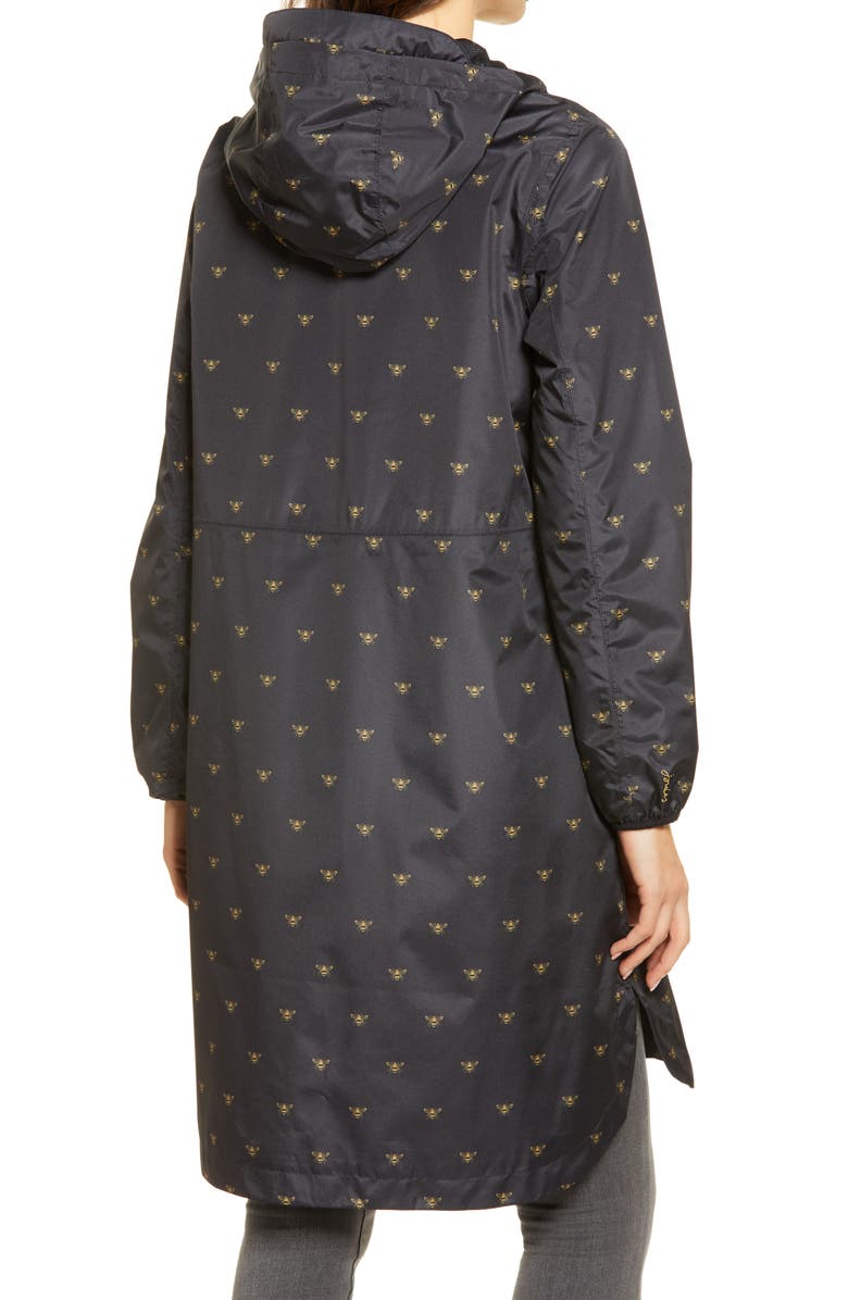 Joules Women's Weybridge Polka Dot Packable Waterproof Raincoat, Alternate, color, 