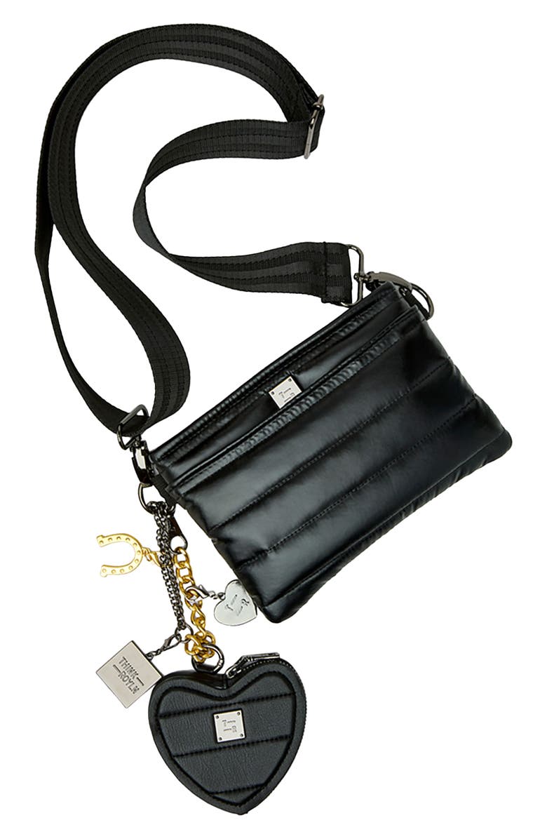 THINK ROYLN Love Charm Keychain, Alternate, color, Pearl Black