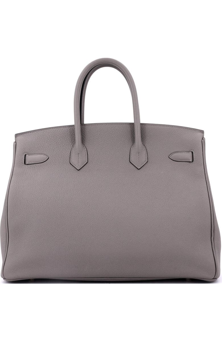 Pre-Owned Hermes Birkin Handbag Grey Togo with Gold Hardware 35, Alternate, color, Etain