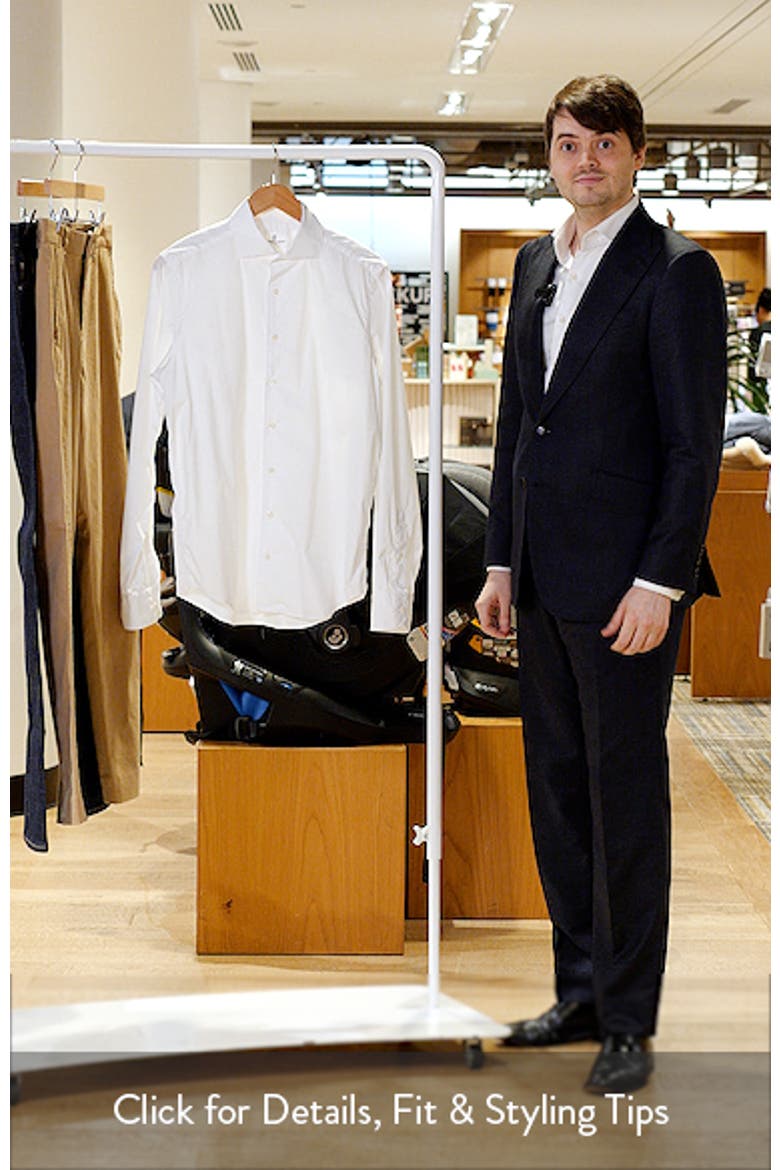 Modern Fit Solid Natural Stretch Yoga Twill Dress Shirt video