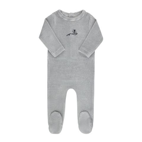 Velour Stripe Collection - Footie