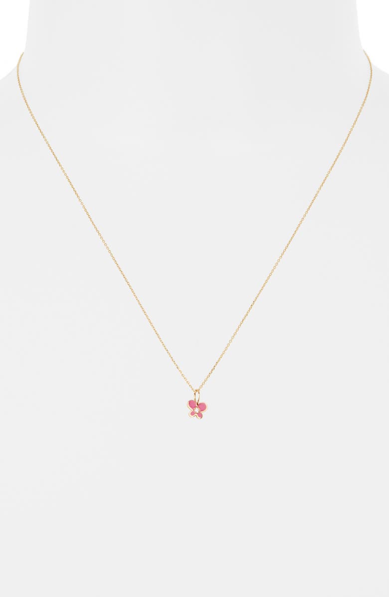 Bony Levy Icon 18K Gold Flower Pendant Necklace - 0.007 ctw | Nordstromrack