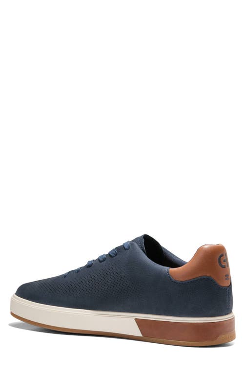 Cole Haan Men's Grandpr Angleace Sneaker In Navy Blazer/british Tan/ch G