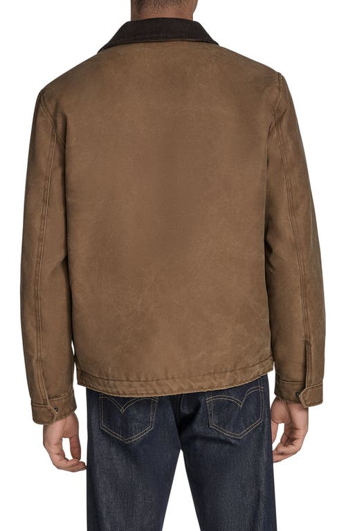 Levi's Zip Front Barn Jacket In Brown