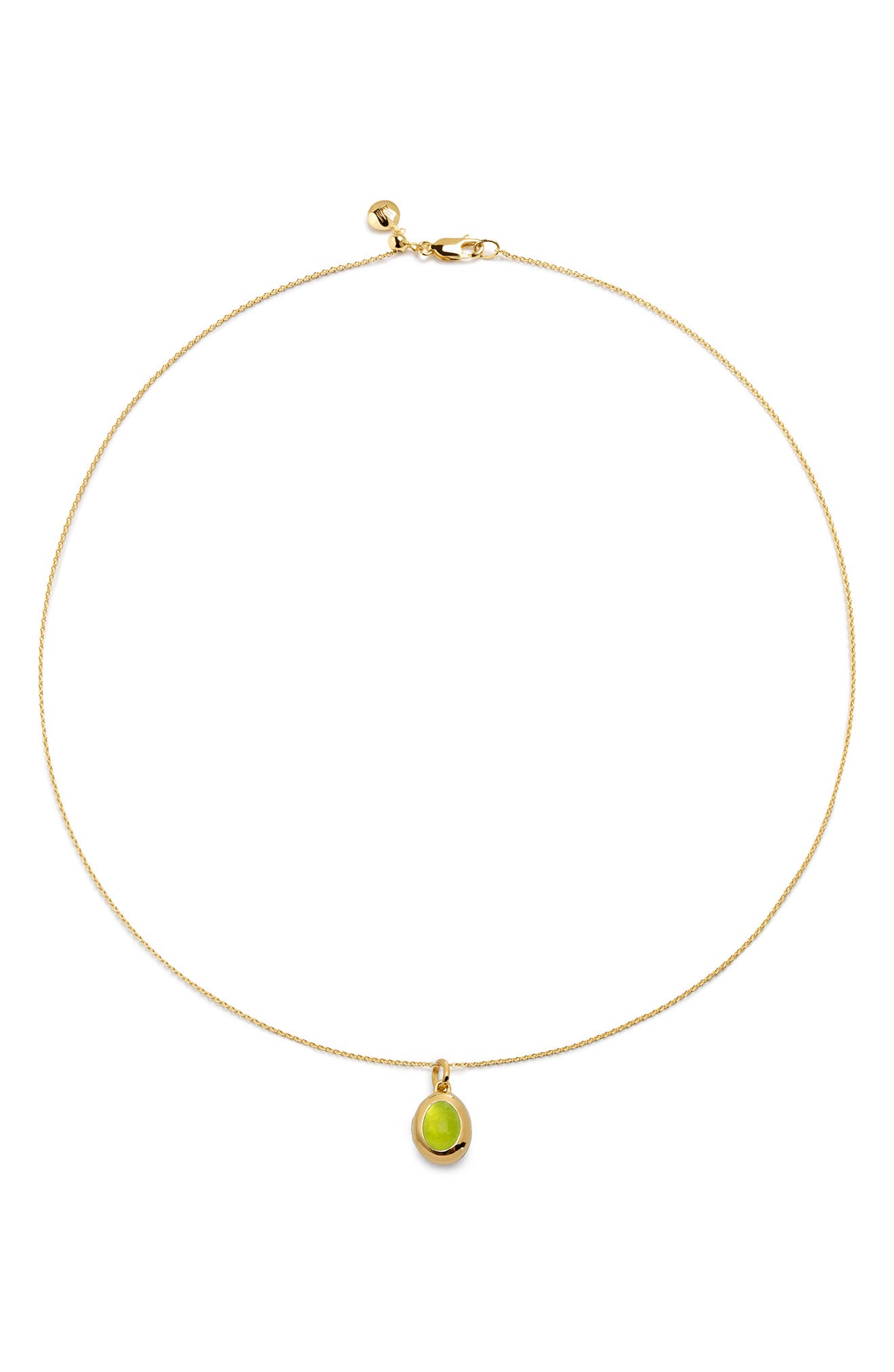 18CT GOLD VERMEIL / PERIDOT