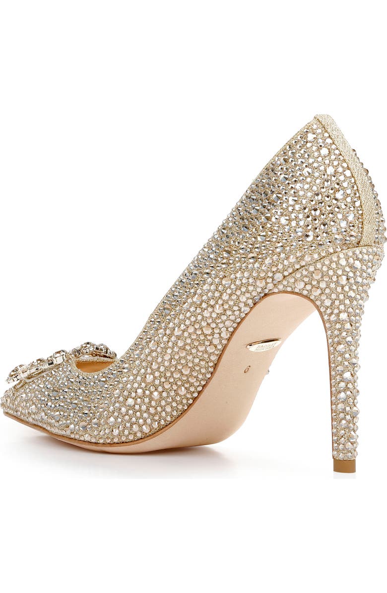 Badgley Mischka Collection Cher II Pointed Toe Pump, Alternate, color, Platino