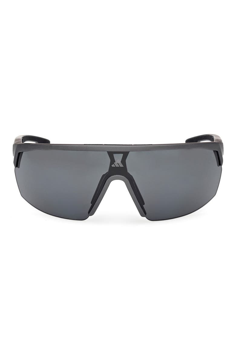 00mm Shield Sunglasses, Main, color, MATTE BLACK / SMOKE