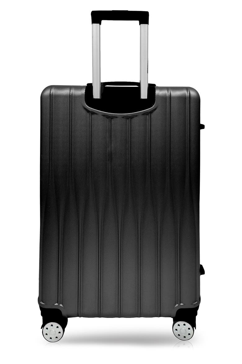 Baratro Hardshell 3-Piece Spinner Luggage Set, Alternate, color, BLACK