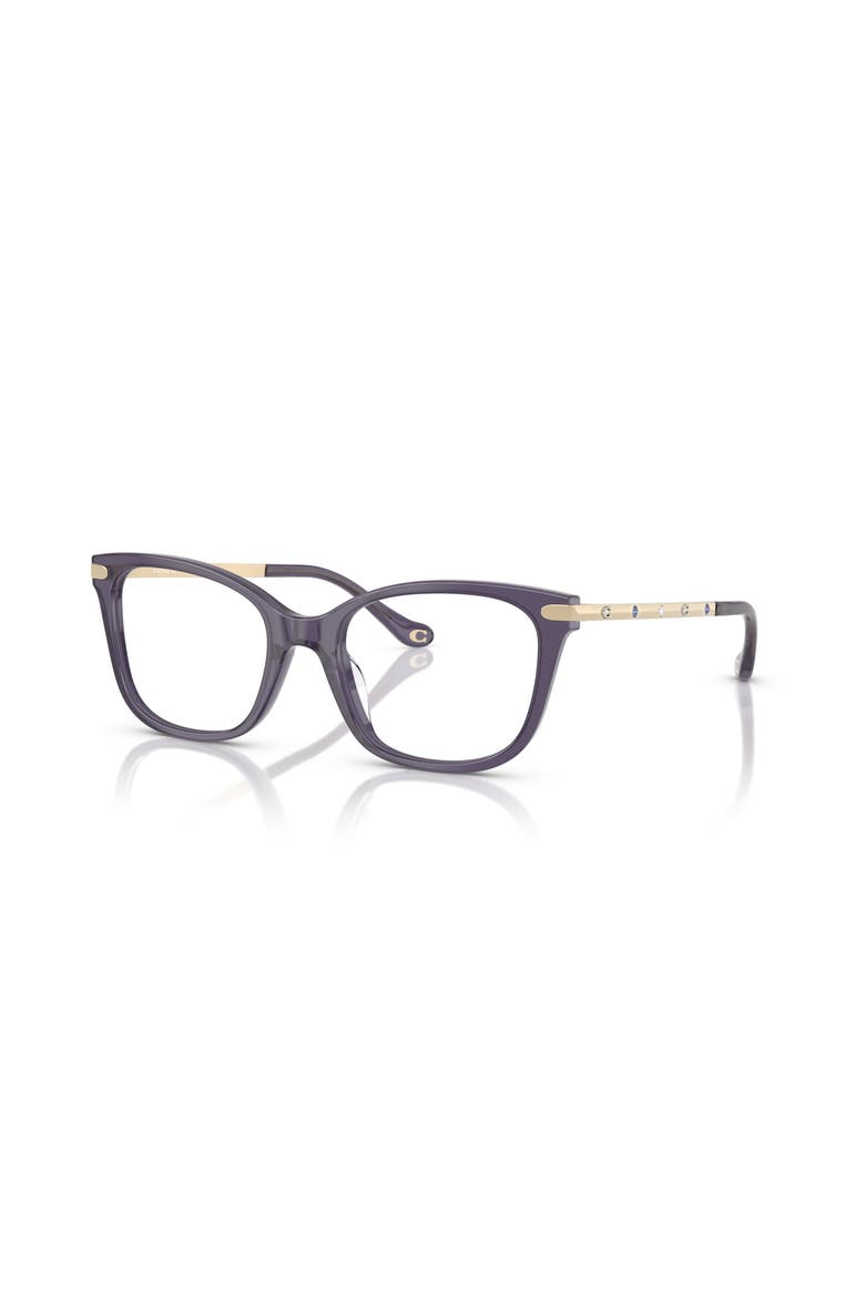 52mm Square optical glasses, Main, color, Violet