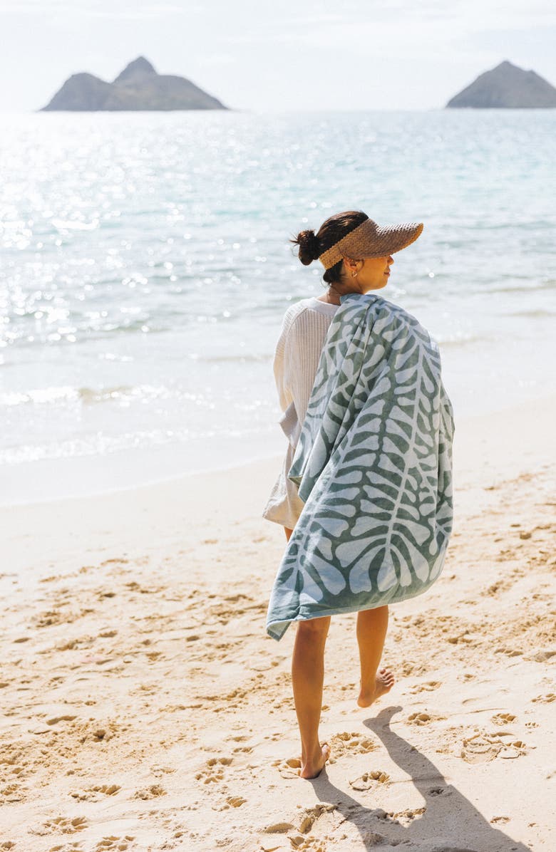 Slowtide Hapa Oversize Cotton Beach Towel, Alternate, color,