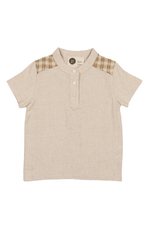 Kids' Slub Cotton Blend Henley (Toddler)