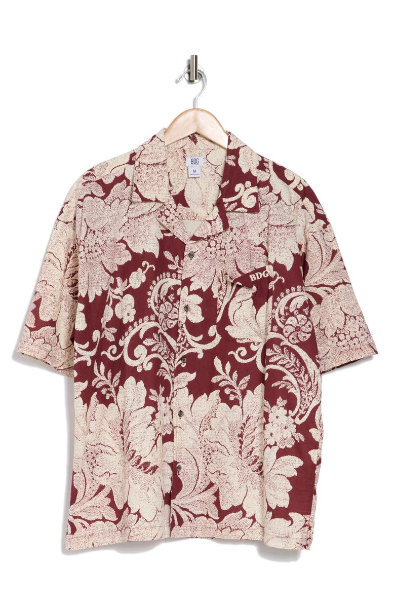 BDG Urban Outfitters Hanky Print Camp Shirt, Alternate, color,