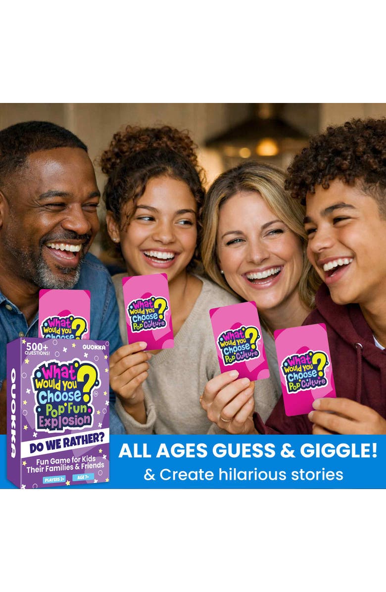 Quokka What Would You Choose? Trivia and Card Games for Kids & Family, Alternate, color, Pop Culture