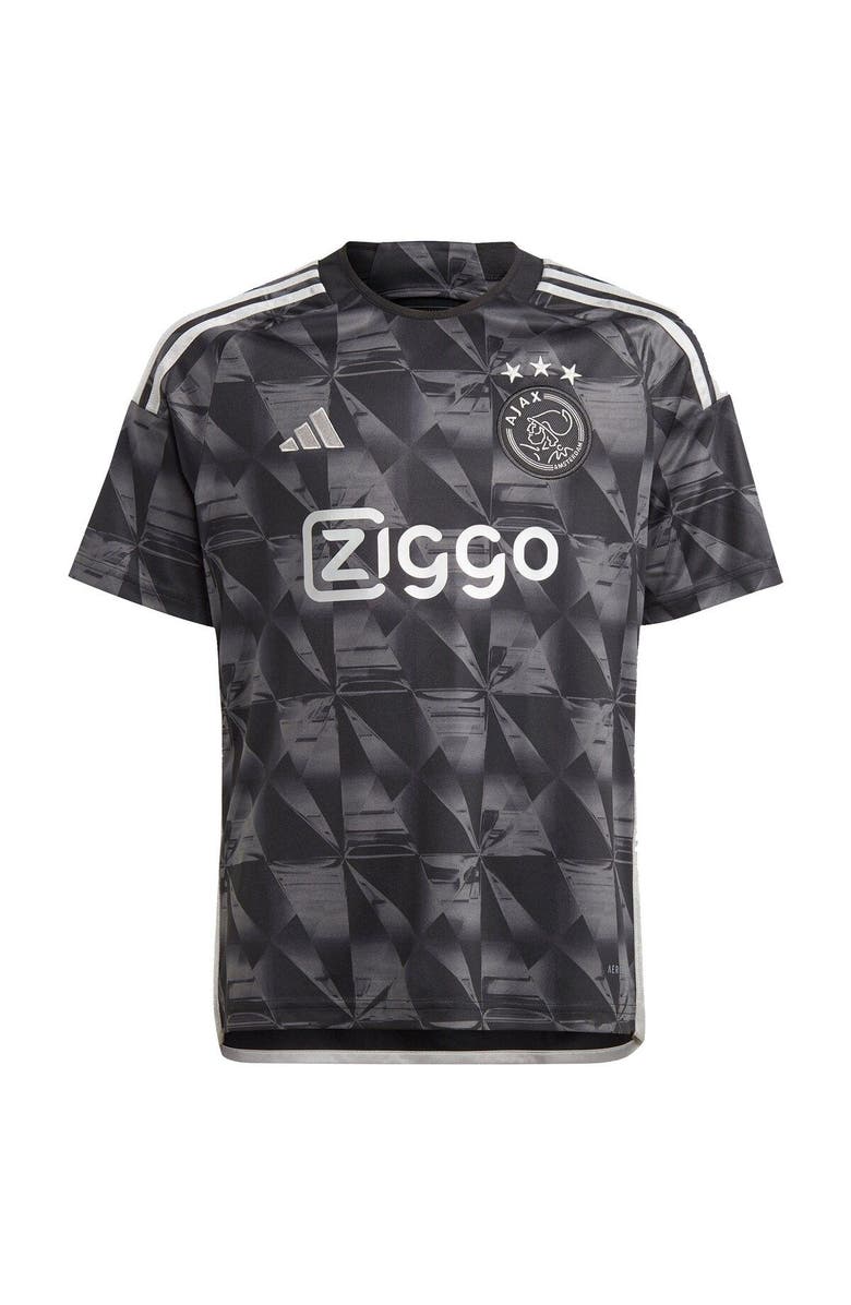 adidas Youth adidas Black Ajax 2023/24 Third Replica Jersey, Alternate, color, 