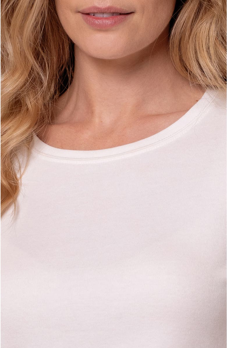 Celtic & Co. Long Sleeve Crew Neck T-Shirt, Alternate, color, Chalk