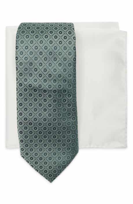 Michael Kors Rasa Dot Tie & Pocket Square Set
