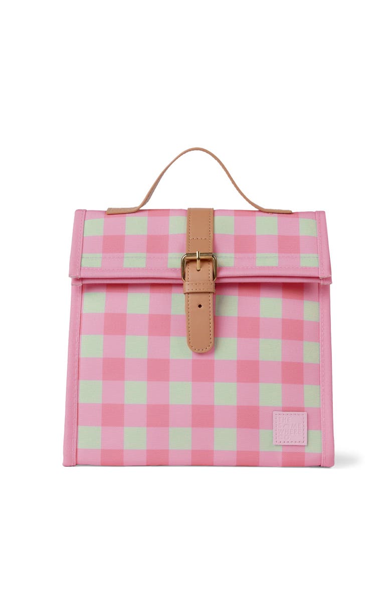 The Somewhere Co Watermelon Sugar Lunch Satchel, Main, color, Watermelon Sugar