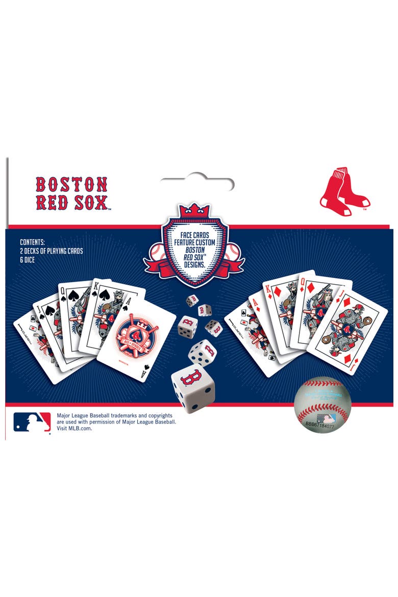 Boston Red Sox Playing Cards & Dice, Alternate, color, Multicolor