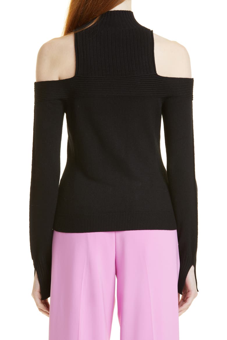 Jonathan Simkhai Sunny Twill Trousers, Alternate, color, ORCHID