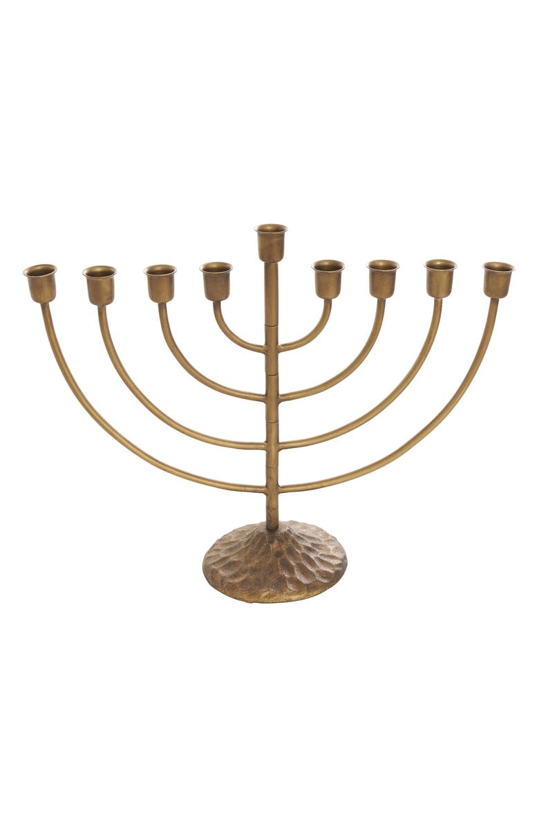 WILLOW ROW Eclectic Bronze Menorah, Alternate, color,