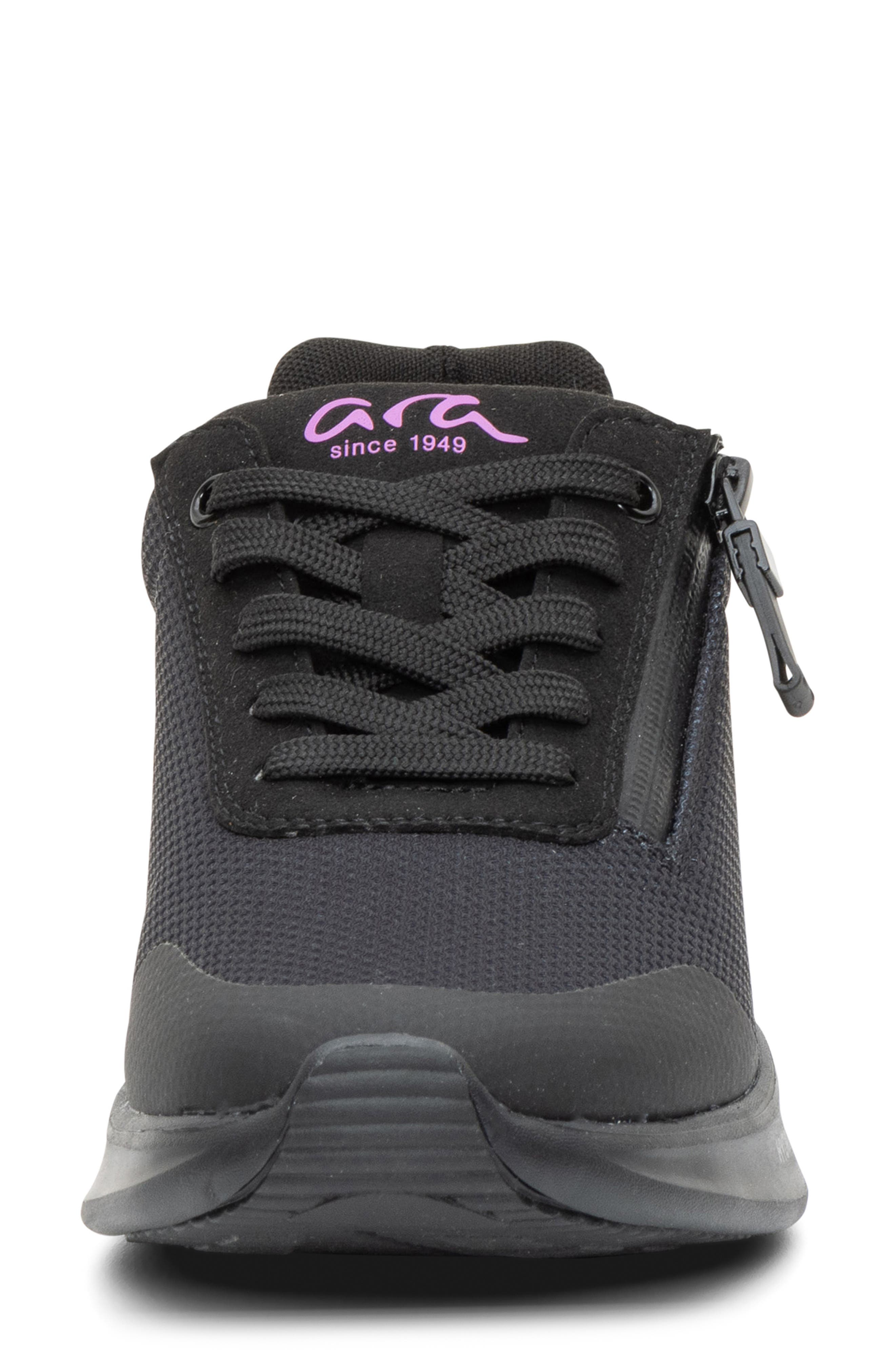 Manteo Water Resistant Low Top Sneaker, Alternate, color, BLACK
