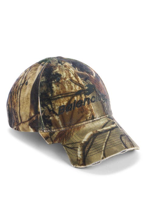 Diamond B Camo Cotton Twill Baseball Cap