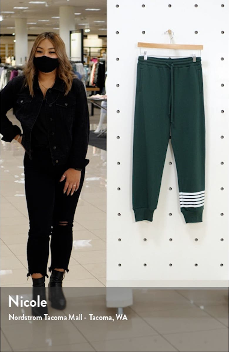 Women's Cambridge Stripe Sweatpants, sales video thumbnail