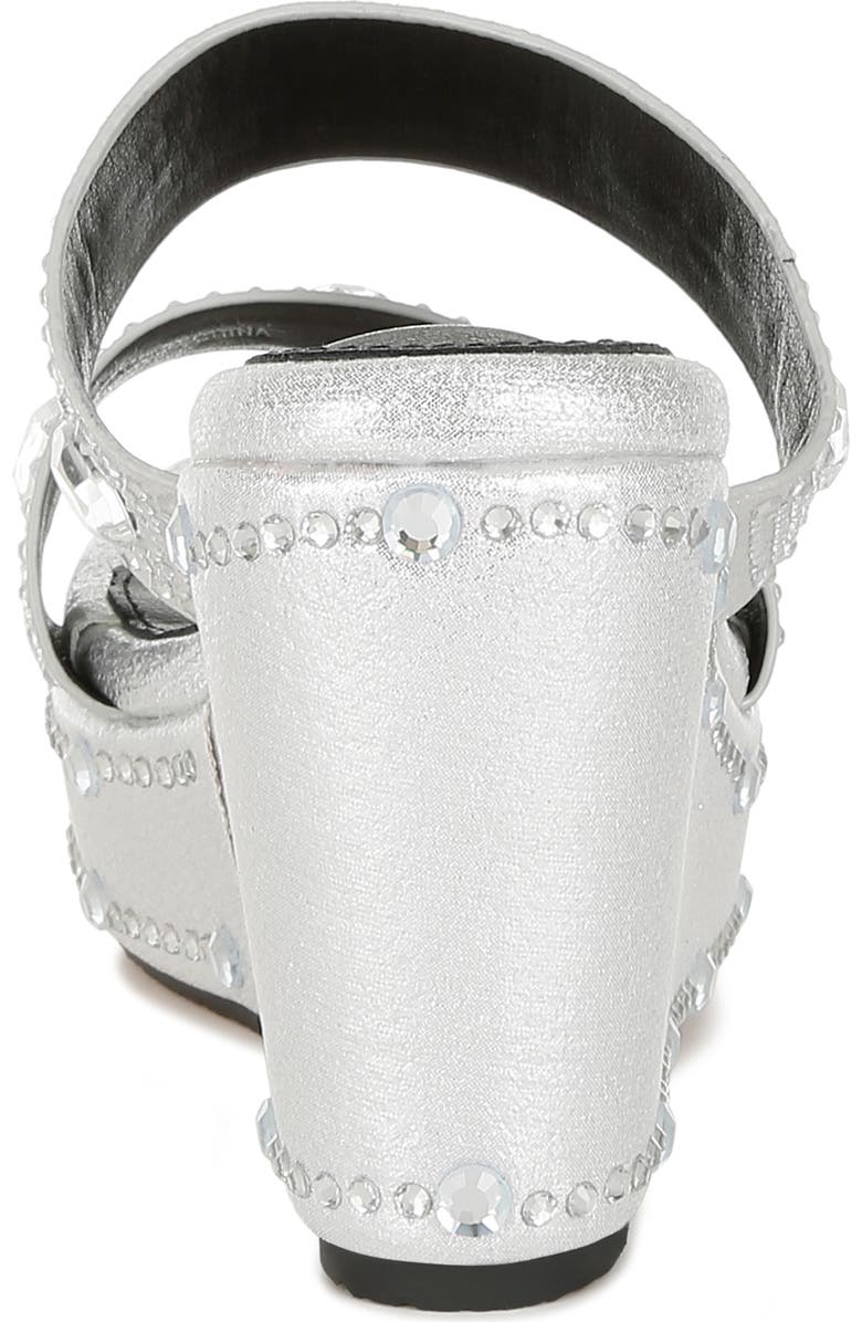 LONDON RAG Iki Diki Wedge Sandal, Alternate, color, Silver