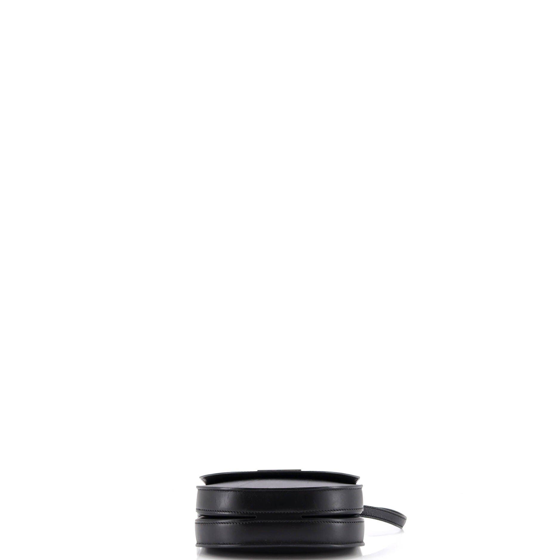 Pre-Owned Hermes Mosaique au 24 Bag Box Calf Mini, Alternate, color, Noir