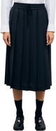 GERARD DAREL High-Waist Pleated Midi Skirt