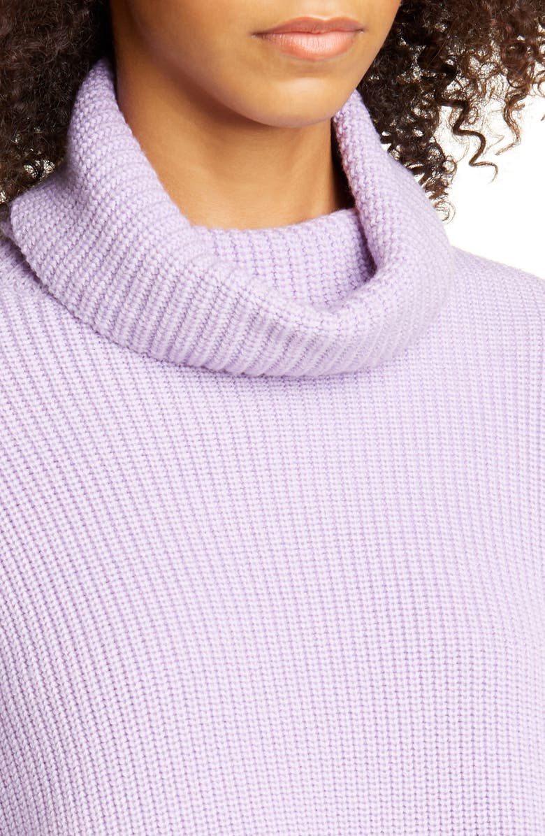 Alice + Olivia Cross Back Wool & Cotton Blend Sweater, Alternate, color, 