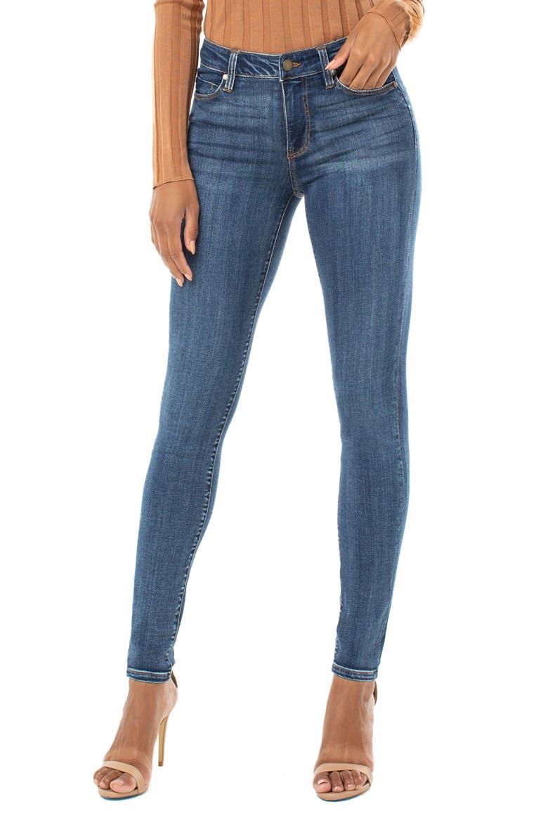 Liverpool Abby Skinny Jeans, Main, color, VICTORY