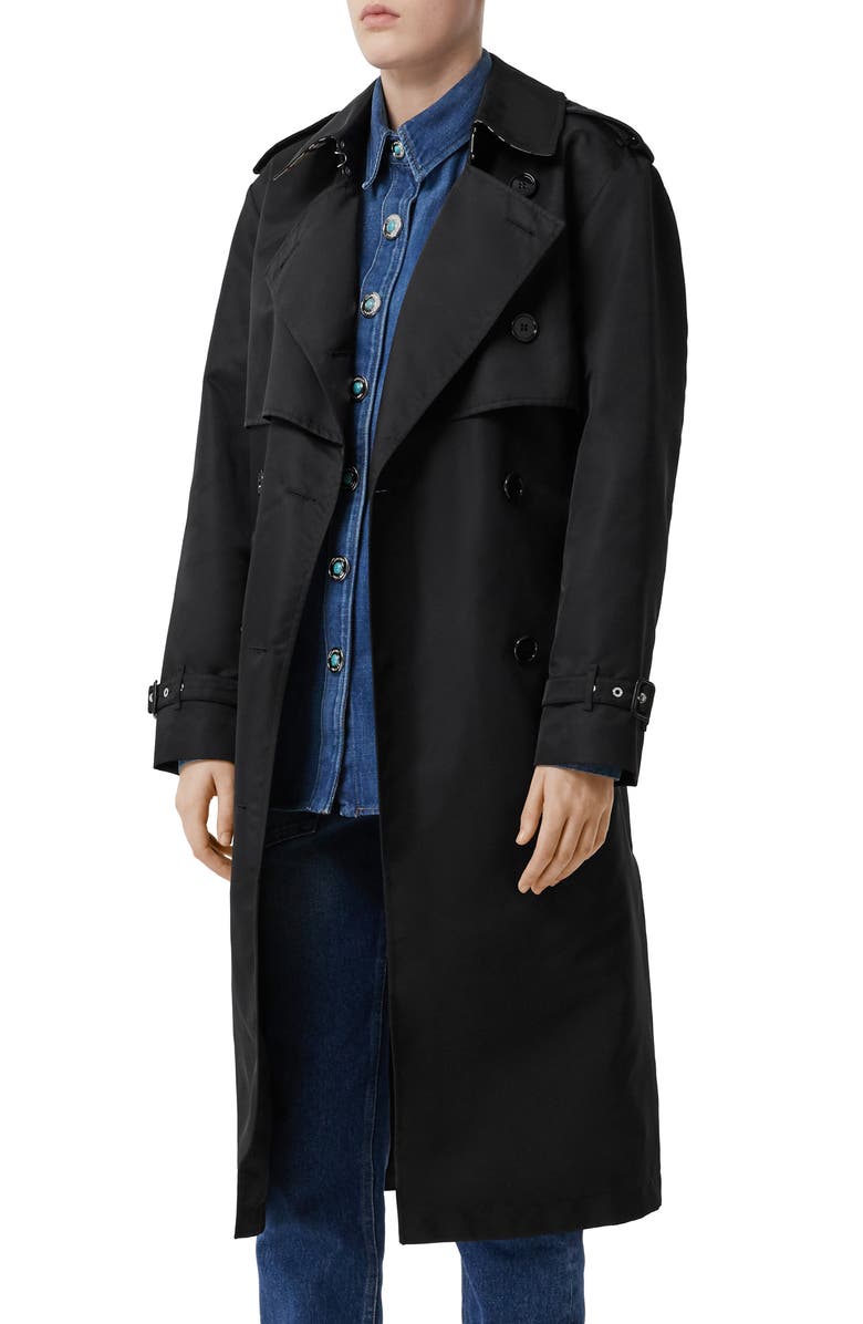 Burberry Deighton Trench Coat, Alternate, color, 