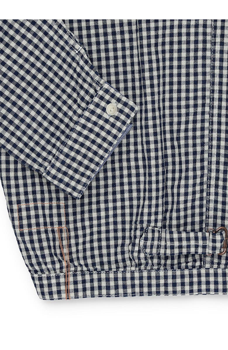 Fortela Peter Vichy Cotton Jacket, Alternate, color, Blue