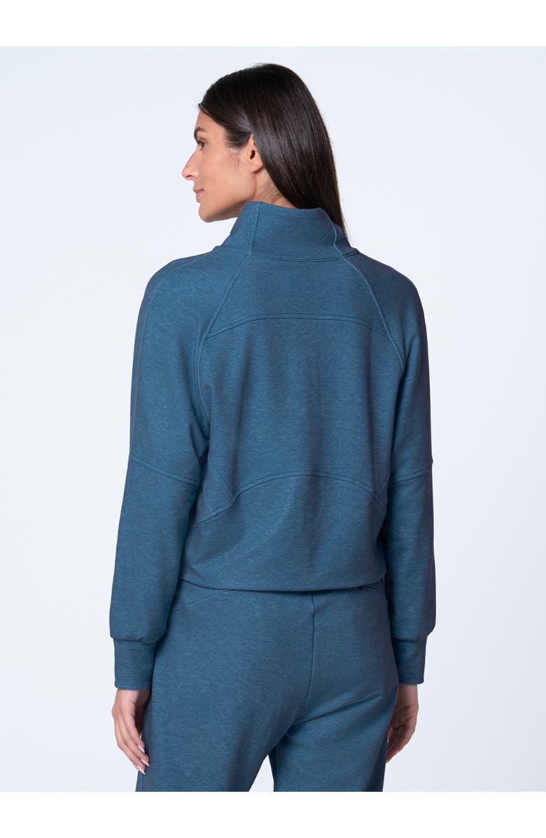 Lucky in Love Renew 1/4 Zip Heather Long Sleeve, Alternate, color,