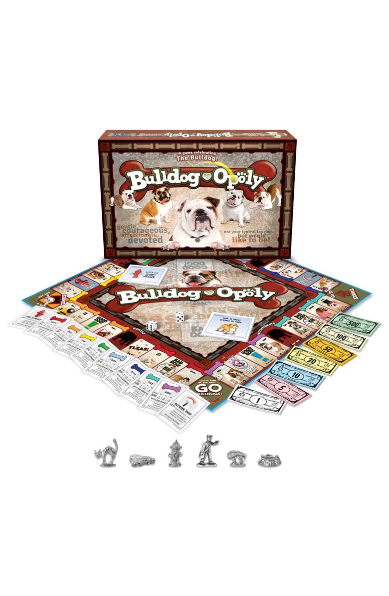 Late for the Sky Bulldogopoly Monopoly Board Game, Main, color, Multicolored