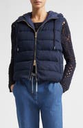 Eleventy Hooded Down Puffer Vest