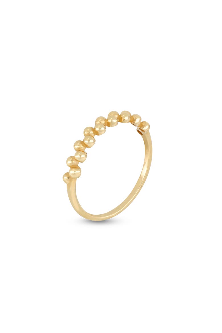 14K Gold Beaded Stackable Ring, Alternate, color, 14K YELLOW GOLD