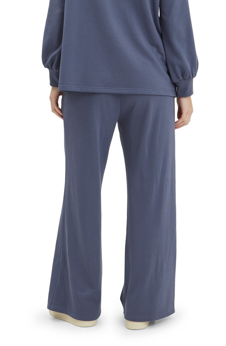 Nom Maternity Walker Wide Leg French Terry Maternity Lounge Pants, Alternate, color,