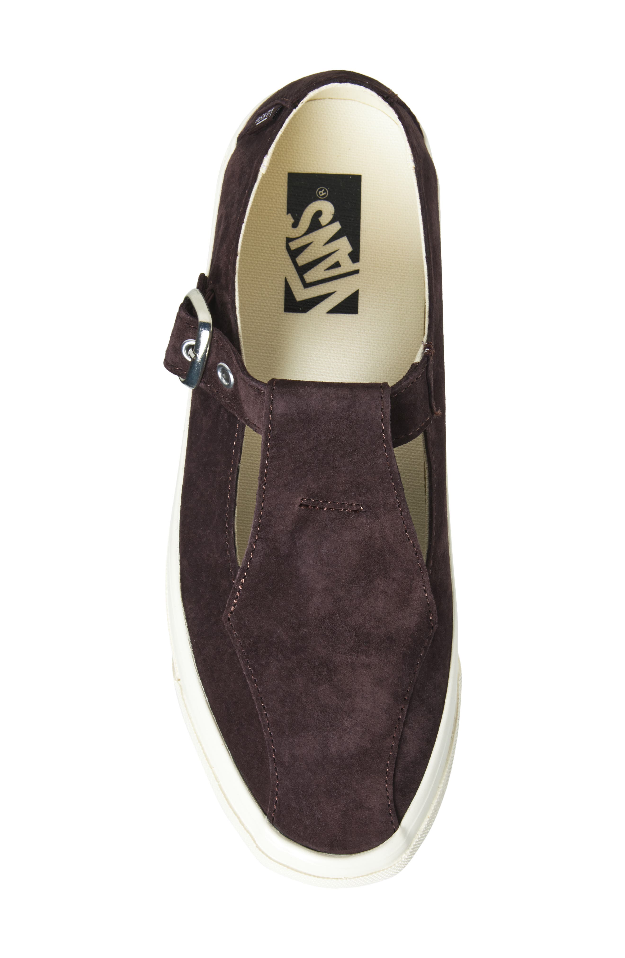 Vans 93 Luxe Mary Jane Sneaker, Alternate, color, Pig Suede Chocolate Plum