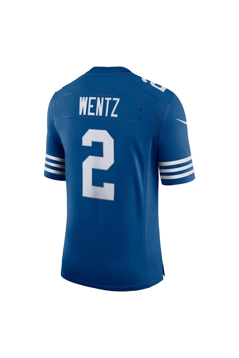 Men's Nike Carson Wentz Royal Indianapolis Colts Alternate Vapor Limited Jersey, Alternate, color, Royal