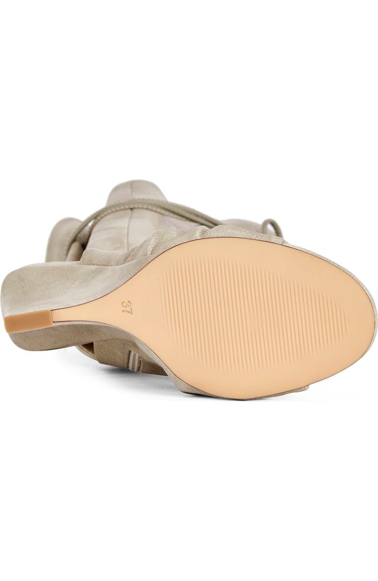 AZALEA WANG Vailen Open Toe Wedge Bootie, Alternate, color,