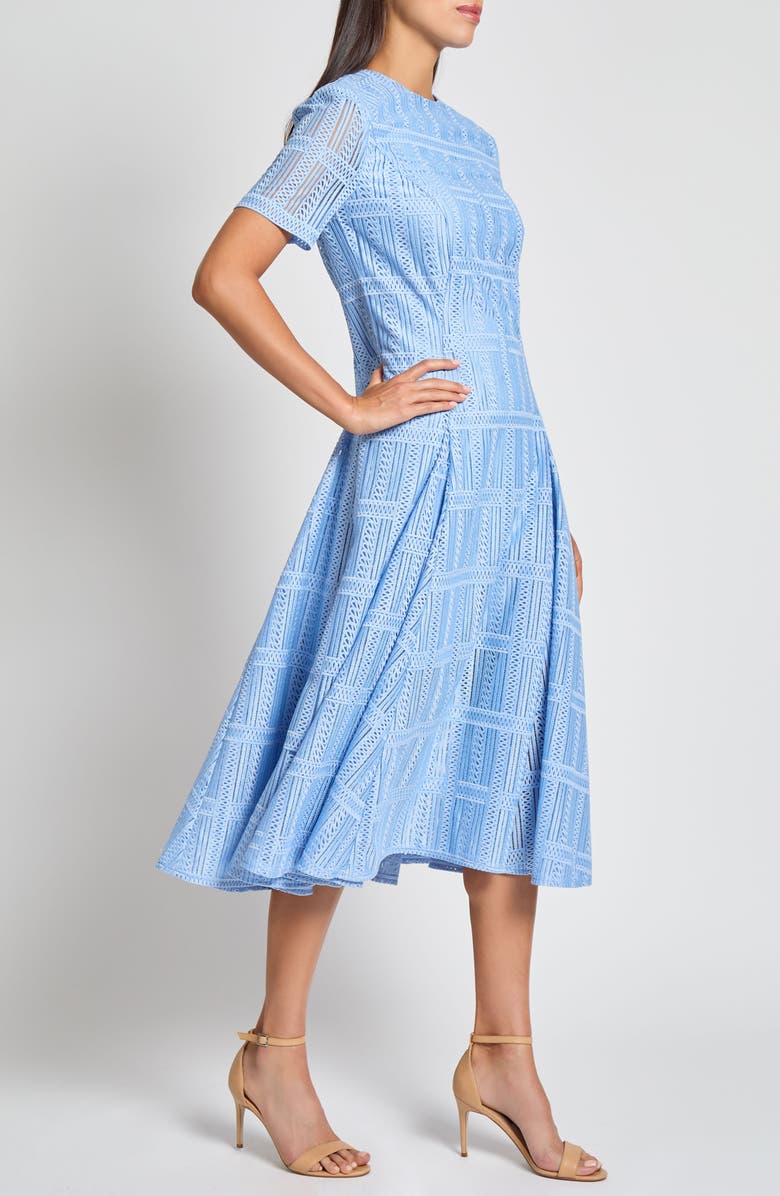 Misook Modern Fit & Flare Midi Dress, Alternate, color, 