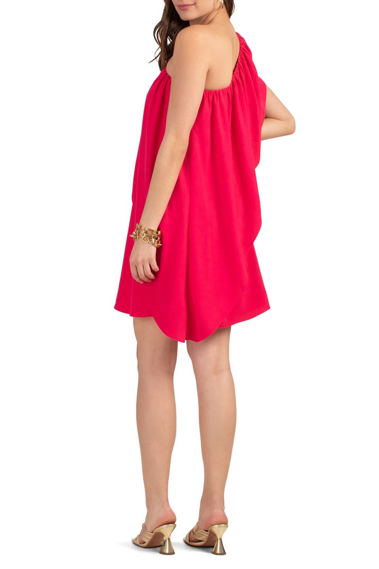 Satisfied One-Shoulder Dress, Alternate, color, TE AMO PINK