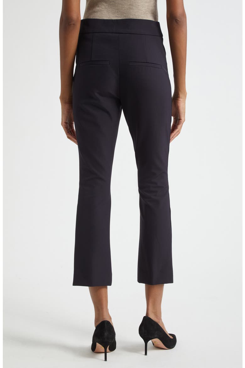 Dell Pintuck Pleat Crop Pants, Alternate, color, NAVY