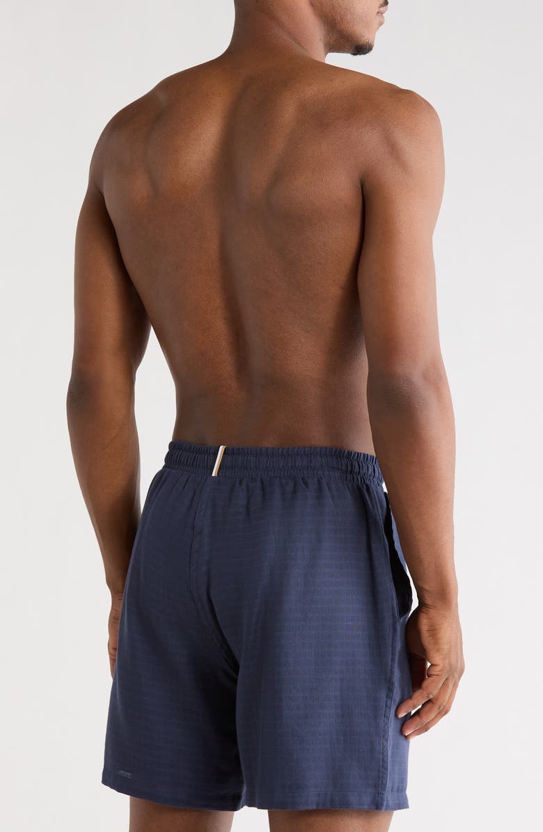 BOSS Vida Swim Trunks, Alternate, color, Navy