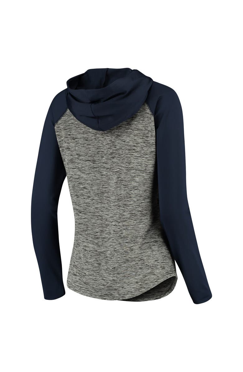 G-III 4HER BY CARL BANKS Women's G-III 4Her by Carl Banks Heathered Gray/College Navy Seattle Seahawks Championship Ring Pullover Hoodie, Alternate, color, Heather Gray