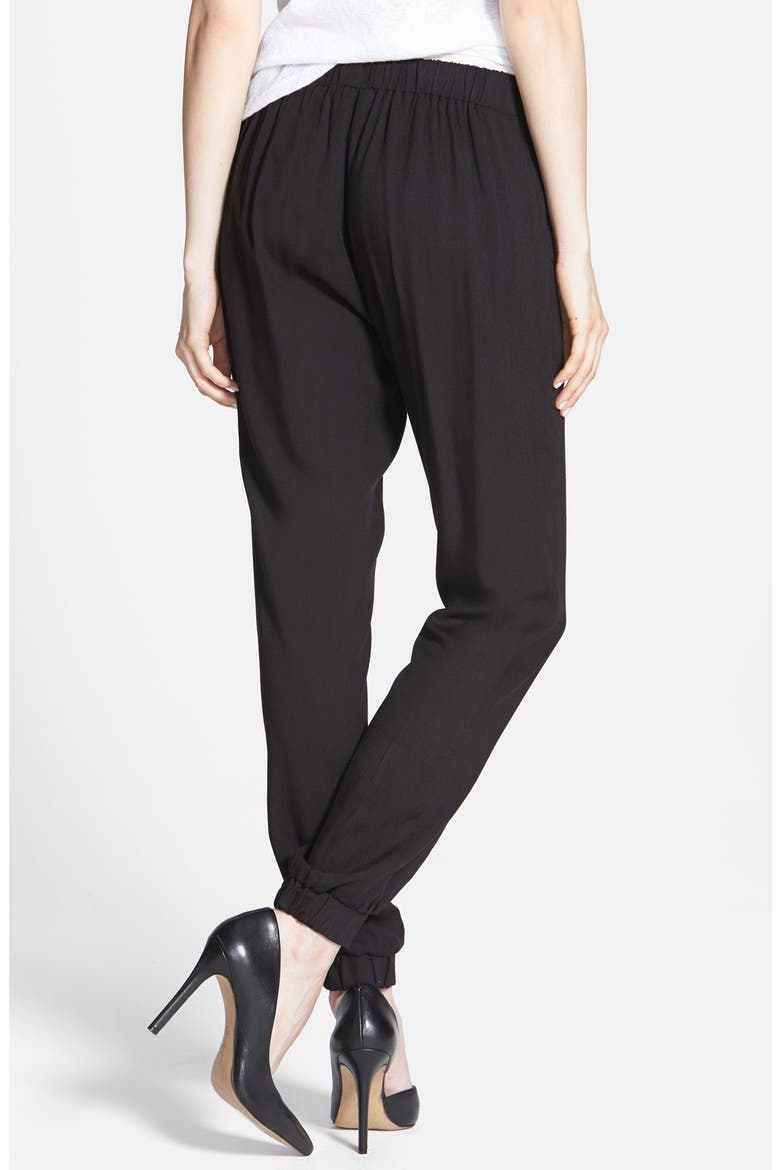 Woven Soft Pants, Alternate, color, BLACK
